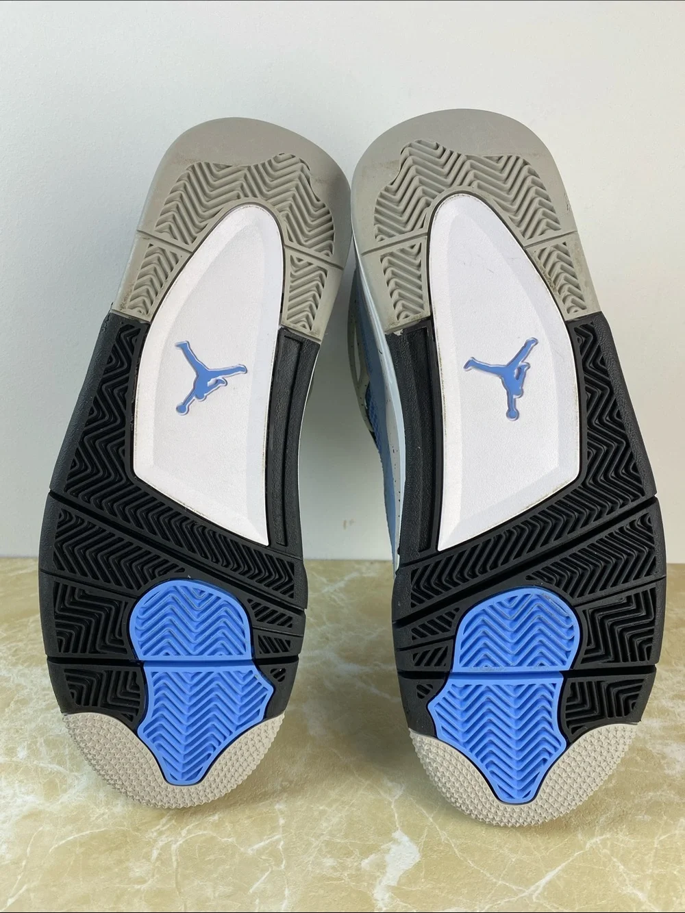 Jordan Light Blue Suede Retro Basketball Sneakers